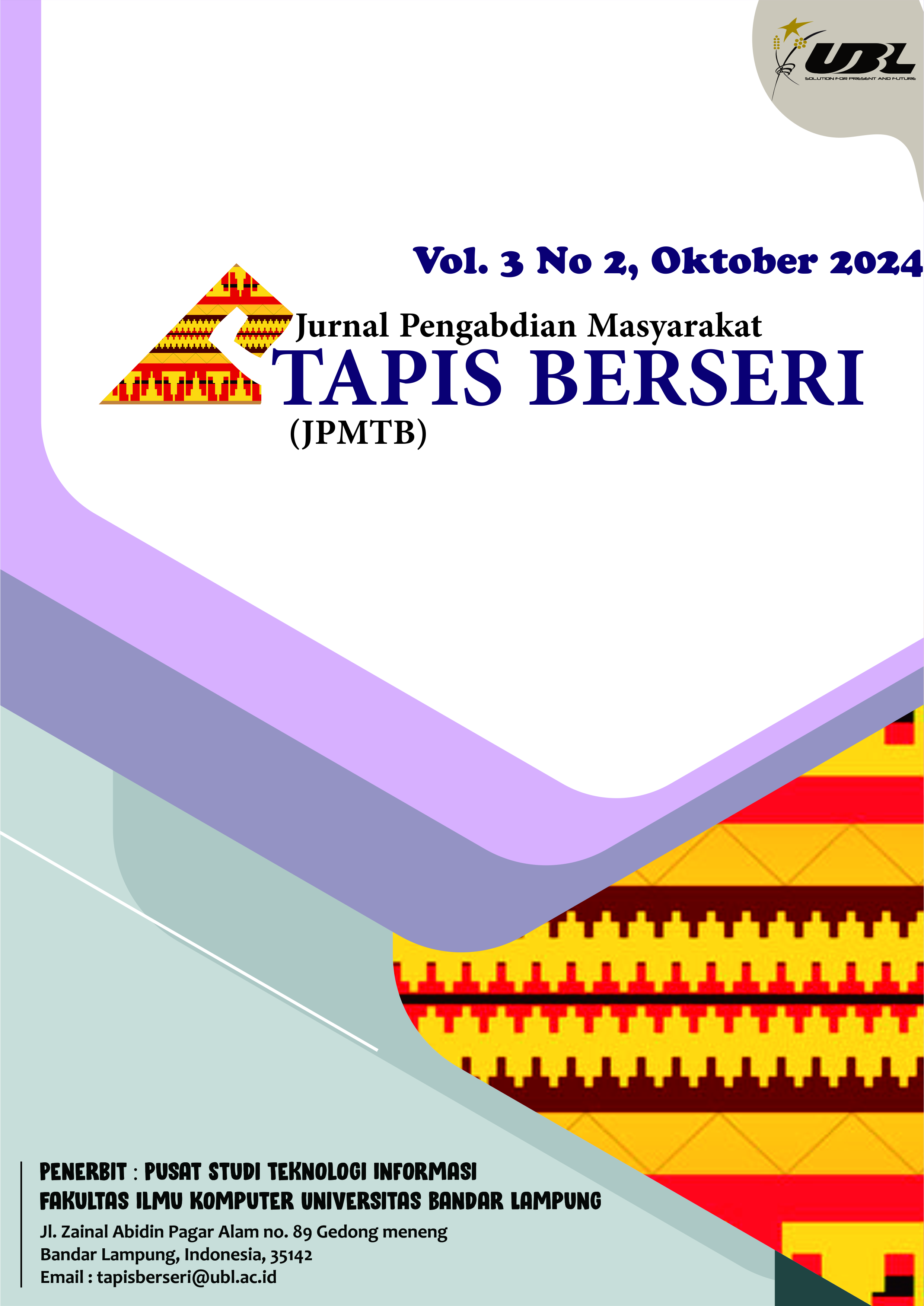 					View Vol. 3 No. 2 (2024): Jurnal Pengabdian Masyarakat Tapis Berseri (JPMTB) (Edisi Oktober)
				